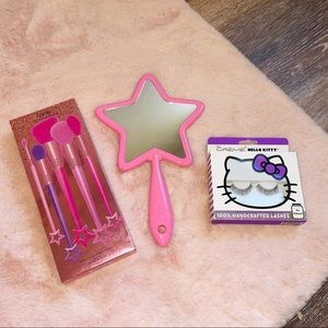 Tarte Pretty Things & Fairy Wings makeup brush set + the Crème Shop lashes